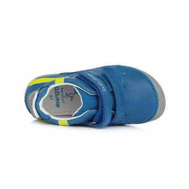 Barefoot batai berniukams ZIG STEP BLUE