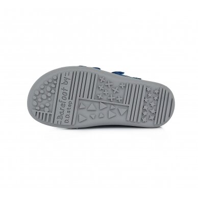 Barefoot batai berniukams ZIG STEP BLUE