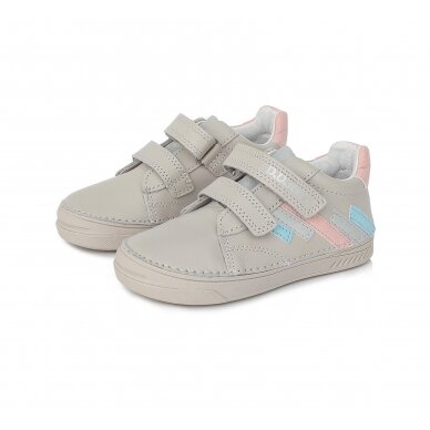 Odiniai batai LIGHT GREY STRIPE